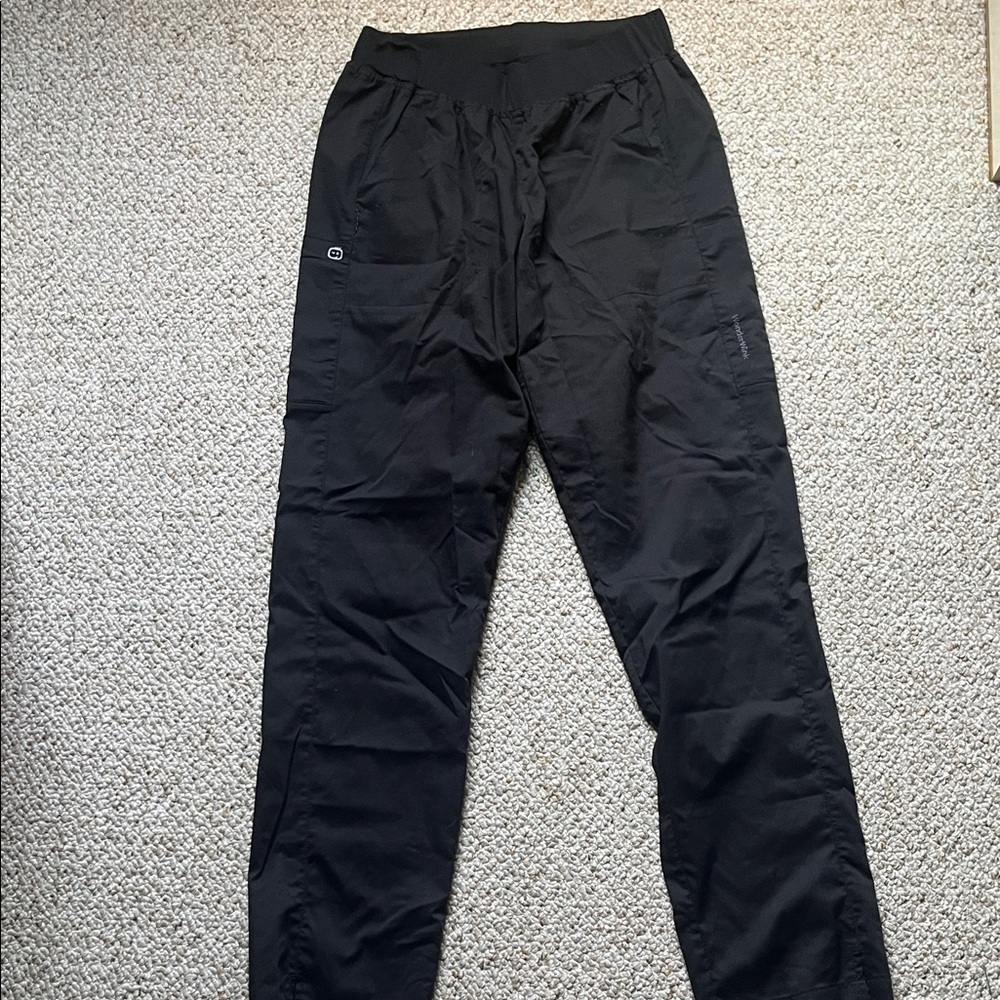 WonderWink Black Women's Scrub Pants